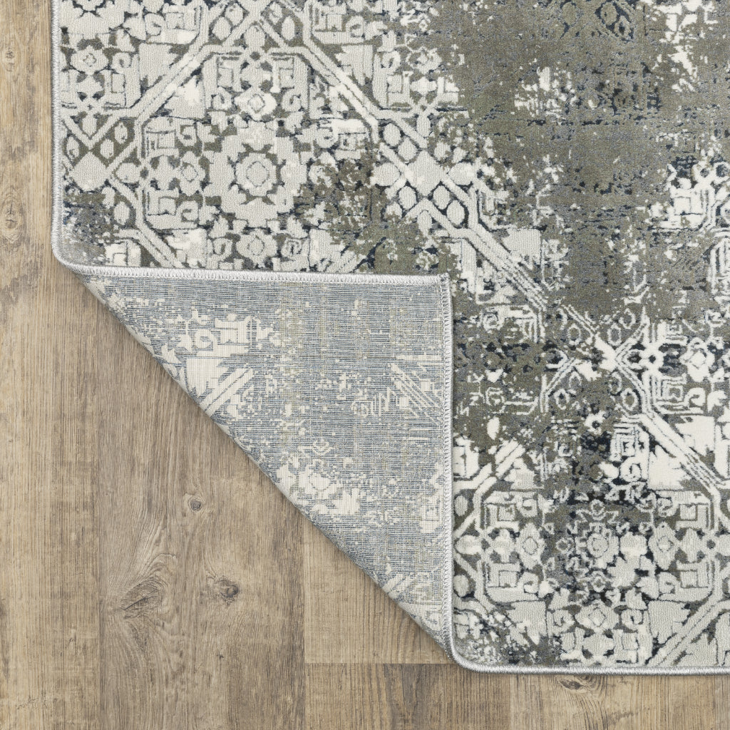Oriental Weavers Gemini 002H2 Multicolor Rectangle Indoor Runner - Stain Resistant Modern Rug-