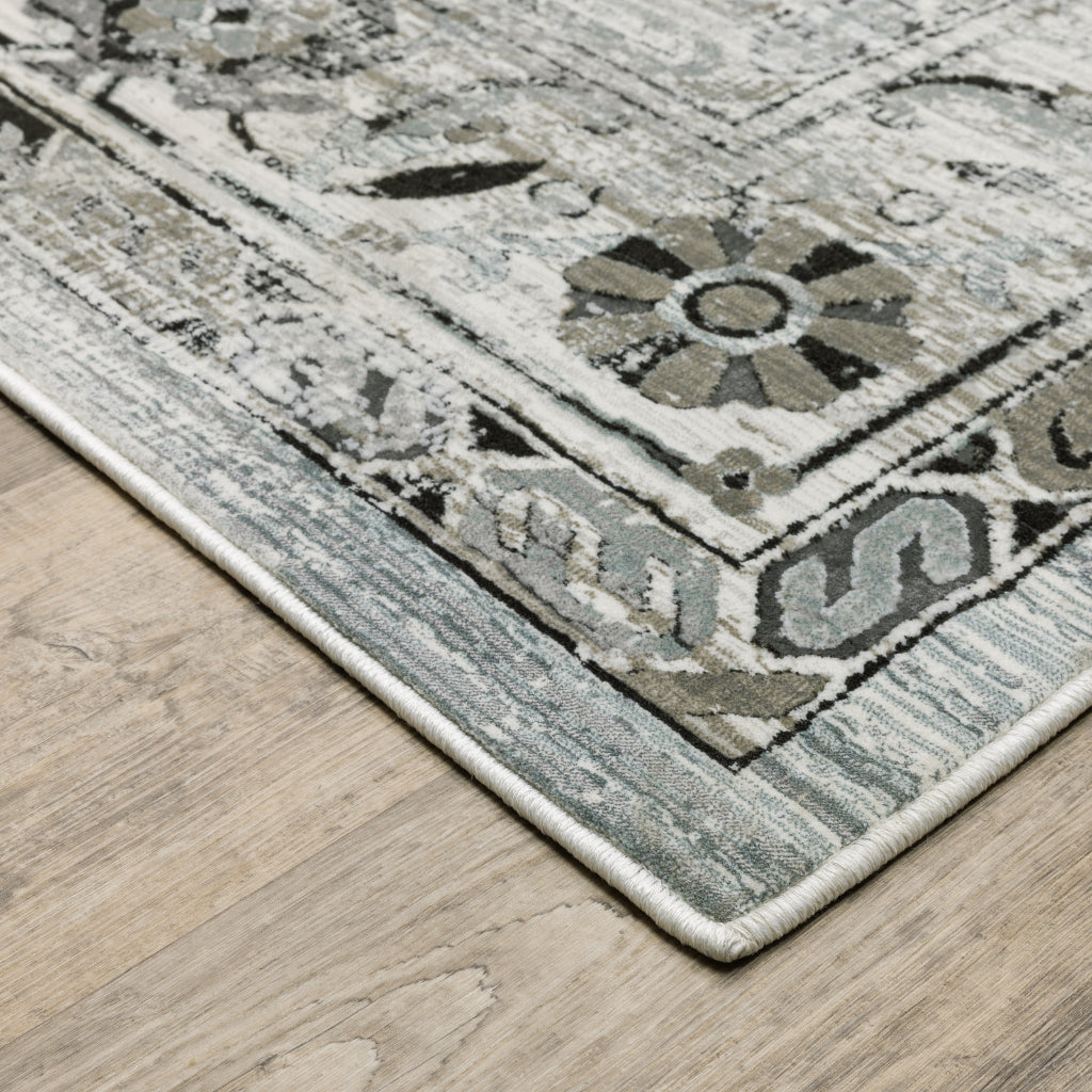 Oriental Weavers Gemini 020Z2 Multicolor Rectangle Indoor Runner - Stain Resistant Modern Rug-