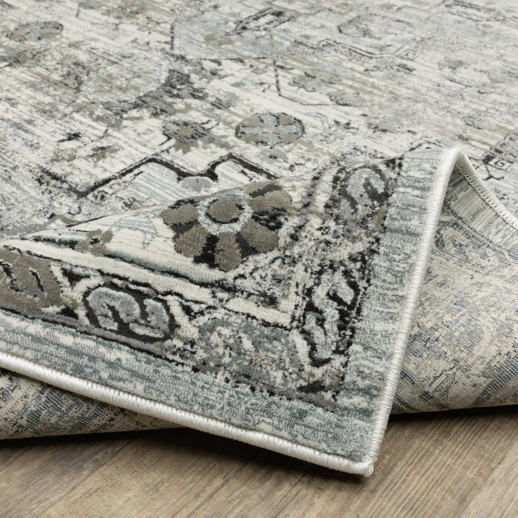 Oriental Weavers Gemini 020Z2 Multicolor Rectangle Indoor Runner - Stain Resistant Modern Rug-