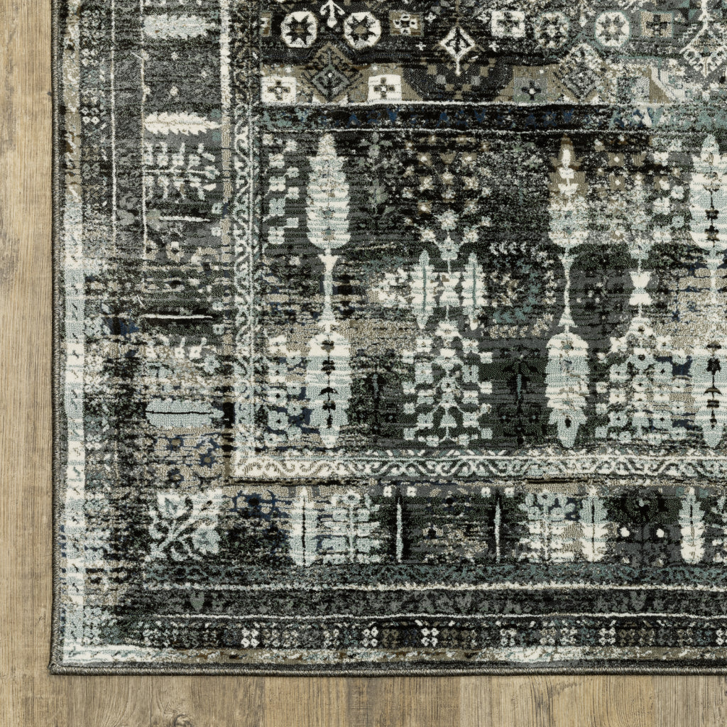Oriental Weavers Gemini 070N2 Multicolor Rectangle Indoor Runner - Stain Resistant Modern Rug-