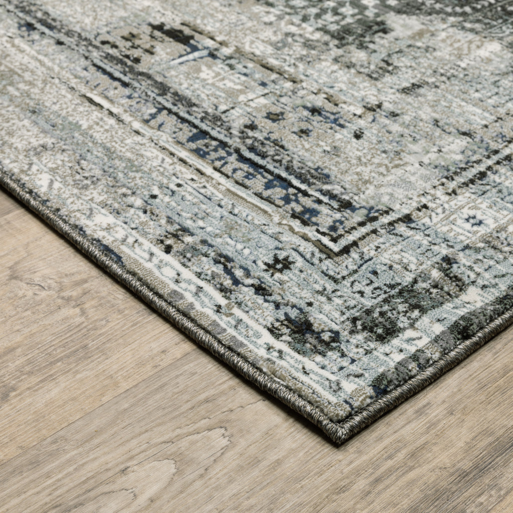 Oriental Weavers Gemini 070N2 Multicolor Rectangle Indoor Runner - Stain Resistant Modern Rug-