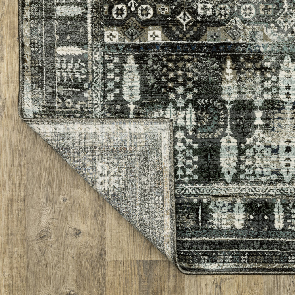 Oriental Weavers Gemini 070N2 Multicolor Rectangle Indoor Runner - Stain Resistant Modern Rug-