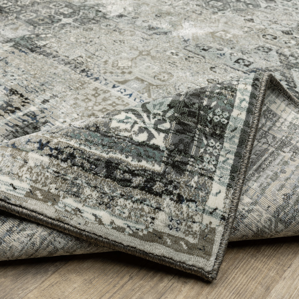 Oriental Weavers Gemini 070N2 Multicolor Rectangle Indoor Runner - Stain Resistant Modern Rug-