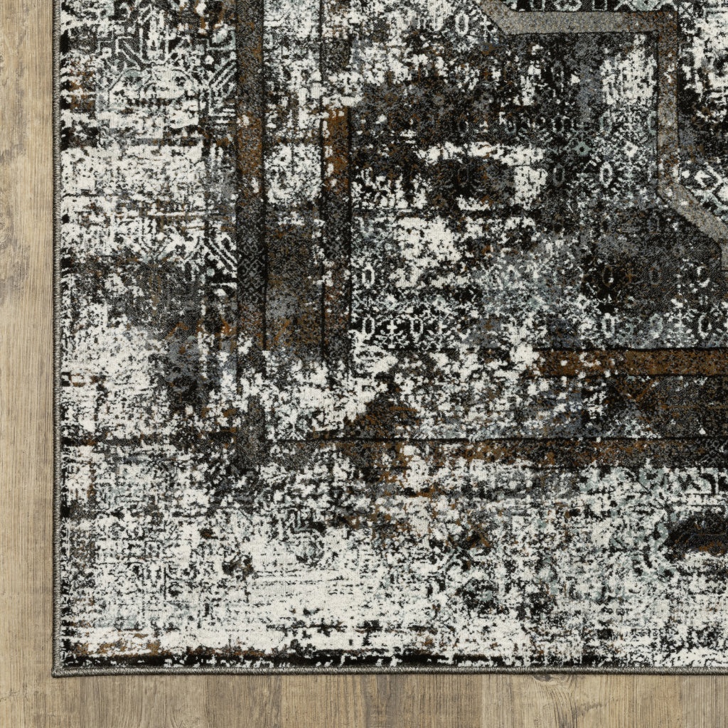 Oriental Weavers Gemini 090O2 Multicolor Rectangle Indoor Runner - Stain Resistant Modern Rug-