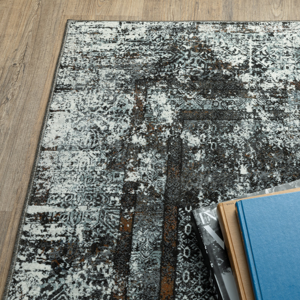 Oriental Weavers Gemini 090O2 Multicolor Rectangle Indoor Runner - Stain Resistant Modern Rug-