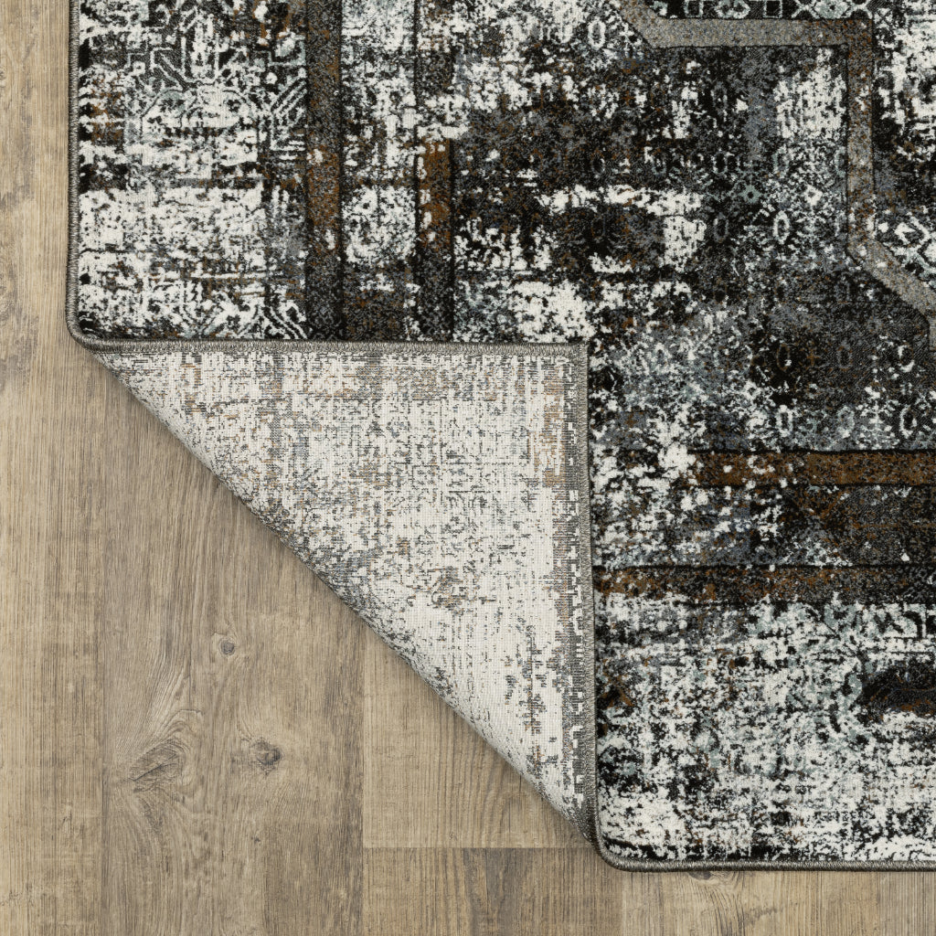 Oriental Weavers Gemini 090O2 Multicolor Rectangle Indoor Runner - Stain Resistant Modern Rug-