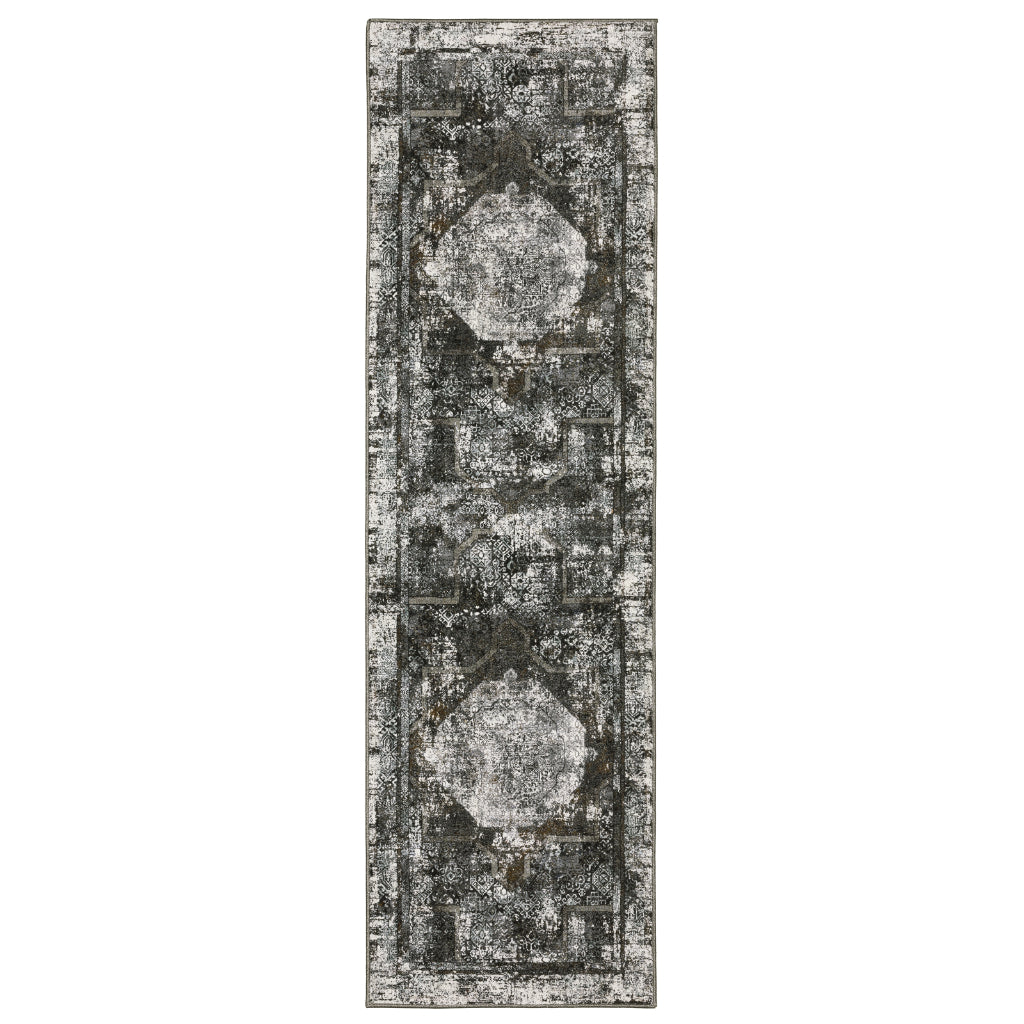 Oriental Weavers Gemini 090O2 Multicolor Rectangle Indoor Runner - Stain Resistant Modern Rug-