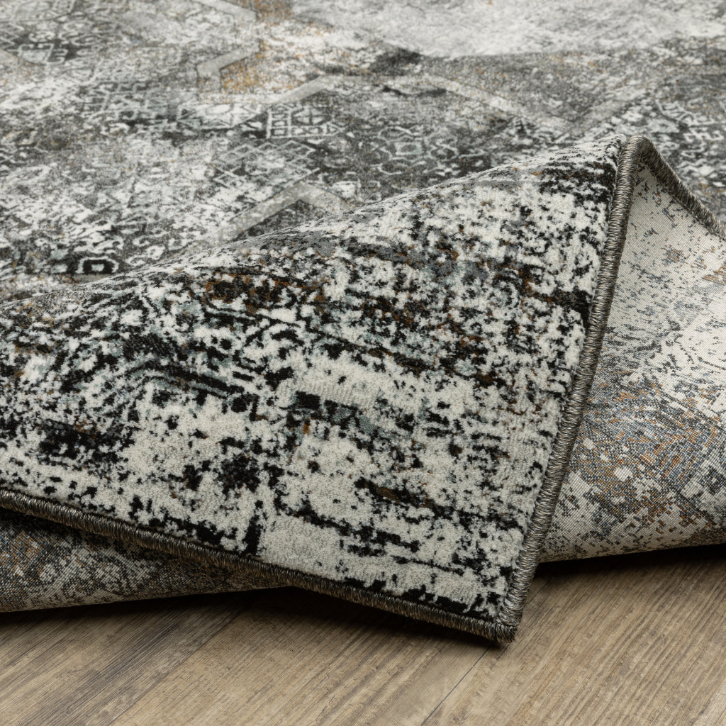 Oriental Weavers Gemini 090O2 Multicolor Rectangle Indoor Runner - Stain Resistant Modern Rug-