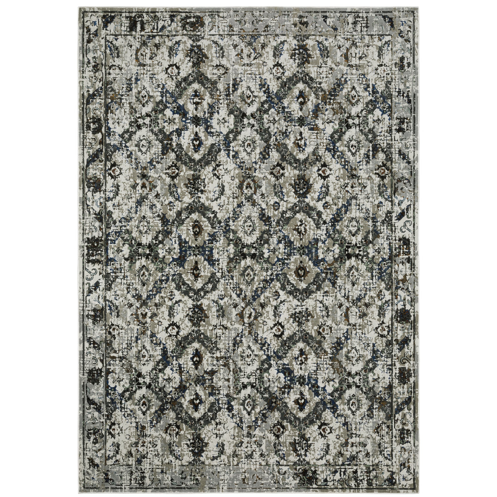 Oriental Weavers Gemini 1003E Multicolor Rectangle Indoor Area Rug - Stain Resistant Modern Rug-