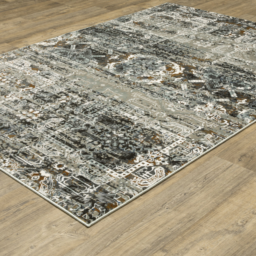 Oriental Weavers Gemini 2060V Multicolor Rectangle Indoor Area Rug - Stain Resistant Modern Rug-