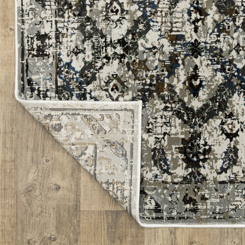 Oriental Weavers Gemini 2060V Multicolor Rectangle Indoor Runner - Stain Resistant Modern Rug-