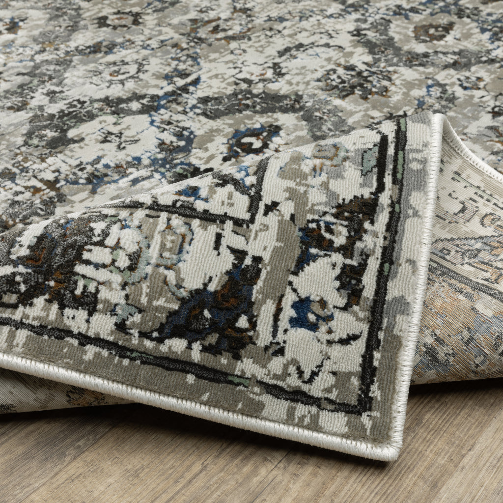 Oriental Weavers Gemini 2060V Multicolor Rectangle Indoor Runner - Stain Resistant Modern Rug-