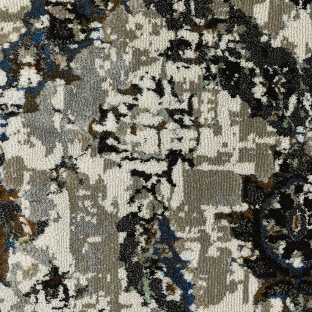 Oriental Weavers Gemini 2060V Multicolor Rectangle Indoor Runner - Stain Resistant Modern Rug-