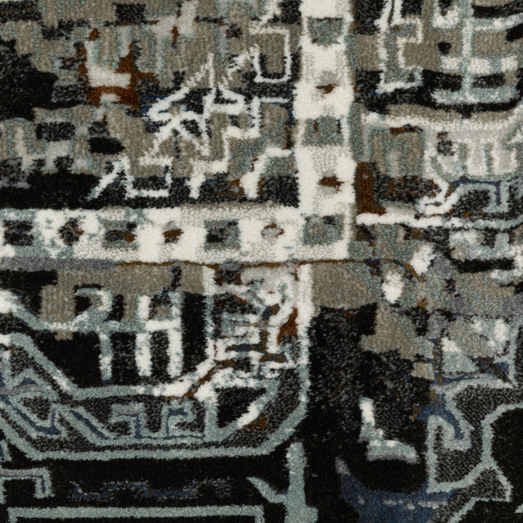 Oriental Weavers Gemini 2060V Multicolor Rectangle Indoor Runner - Stain Resistant Modern Rug-
