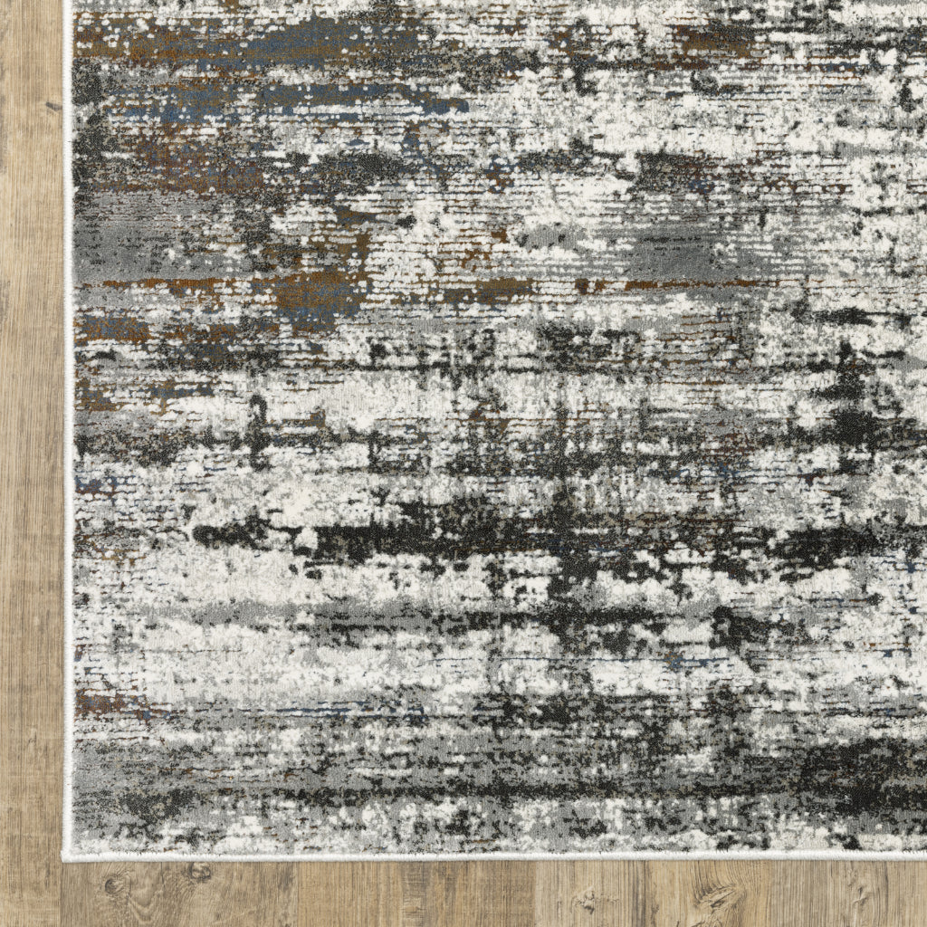 Oriental Weavers Gemini 4151U Multicolor Rectangle Indoor Runner - Stain Resistant Modern Rug-