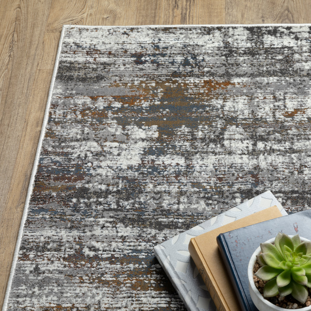 Oriental Weavers Gemini 4151U Multicolor Rectangle Indoor Runner - Stain Resistant Modern Rug-