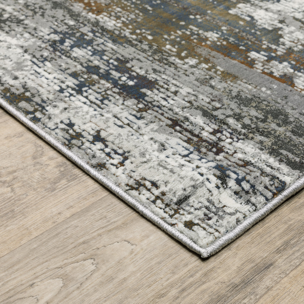 Oriental Weavers Gemini 4151U Multicolor Rectangle Indoor Runner - Stain Resistant Modern Rug-