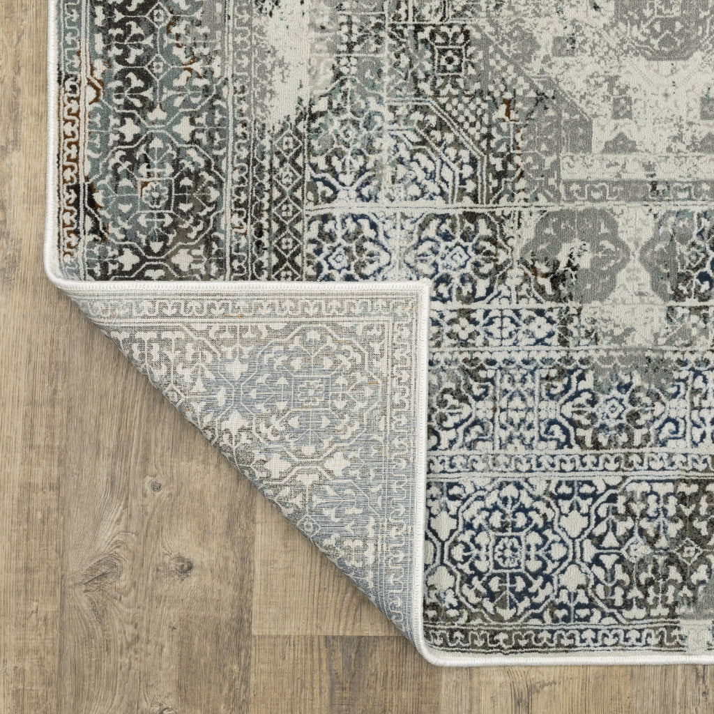 Oriental Weavers Gemini 4153F Multicolor Rectangle Indoor Runner - Stain Resistant Modern Rug-