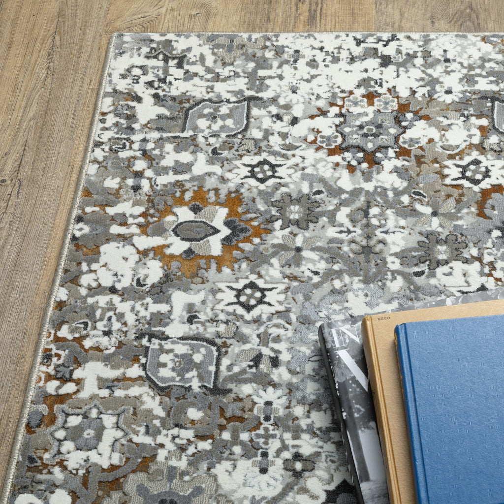 Oriental Weavers Gemini 5501J Multicolor Rectangle Indoor Runner - Stain Resistant Modern Rug-
