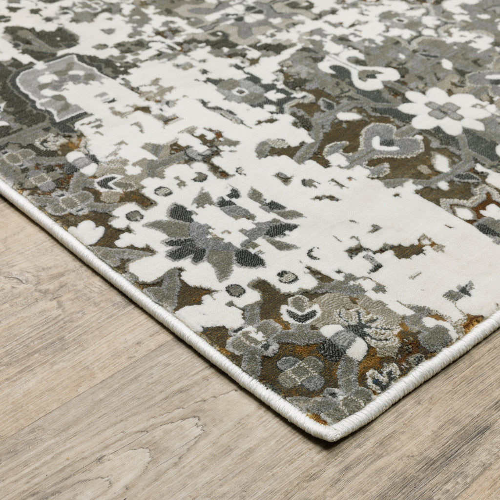 Oriental Weavers Gemini 5501J Multicolor Rectangle Indoor Runner - Stain Resistant Modern Rug-