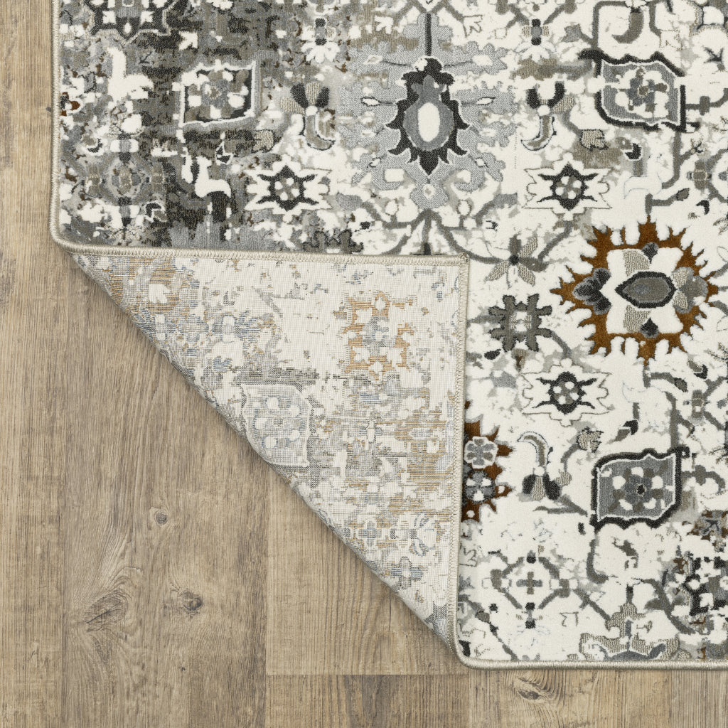 Oriental Weavers Gemini 5501J Multicolor Rectangle Indoor Runner - Stain Resistant Modern Rug-