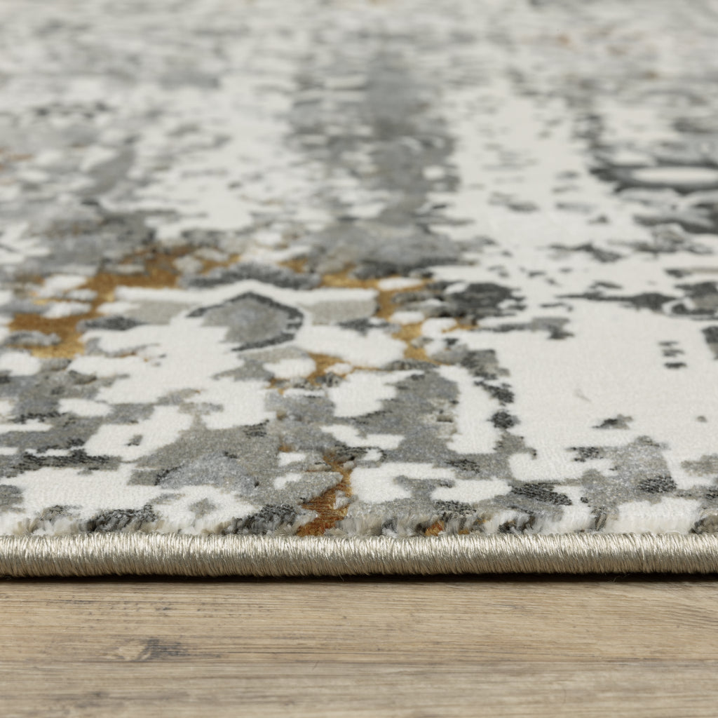 Oriental Weavers Gemini 5501J Multicolor Rectangle Indoor Runner - Stain Resistant Modern Rug-