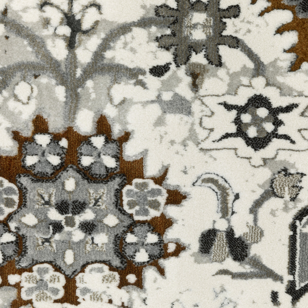 Oriental Weavers Gemini 5501J Multicolor Rectangle Indoor Runner - Stain Resistant Modern Rug-