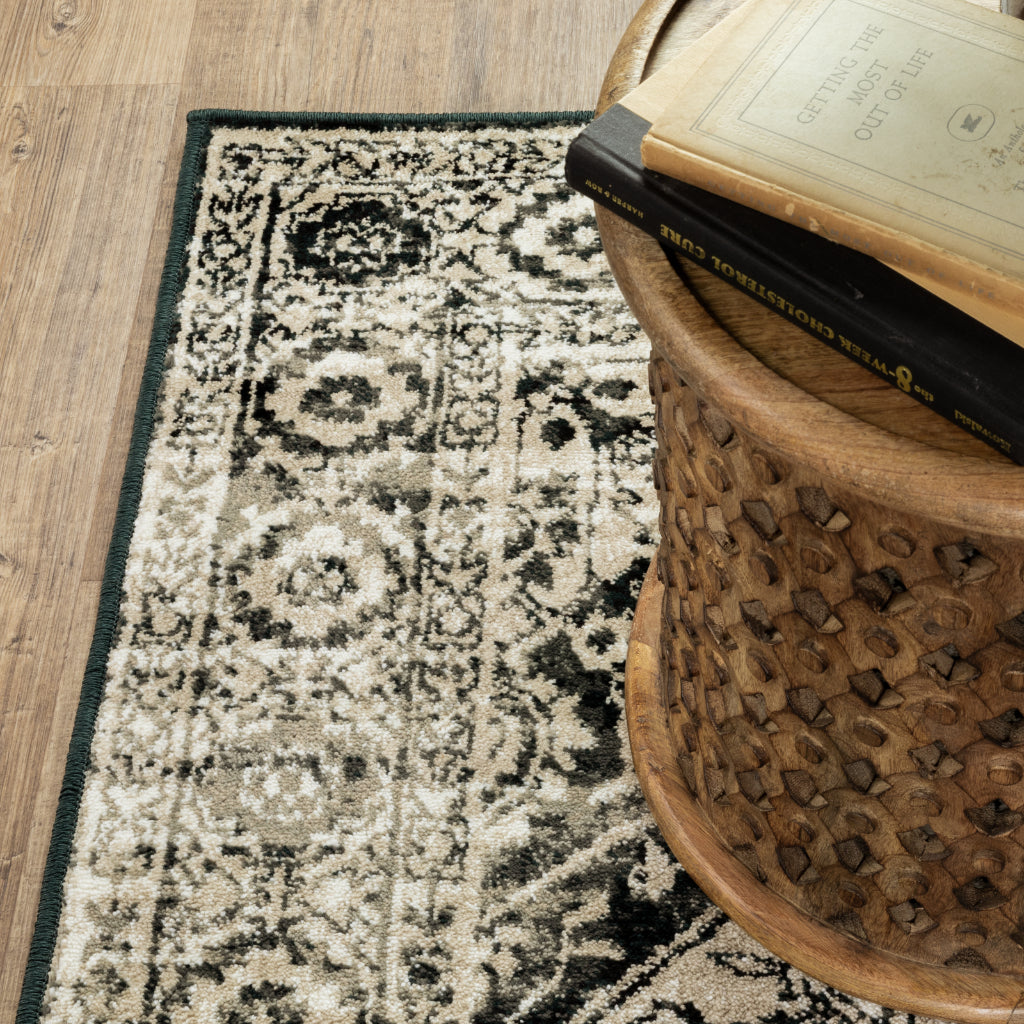 Oriental Weavers Georgia 429G0 Multicolor Rectangle Indoor Runner - Stain Resistant Vintage Style Rug with Medallion Design-