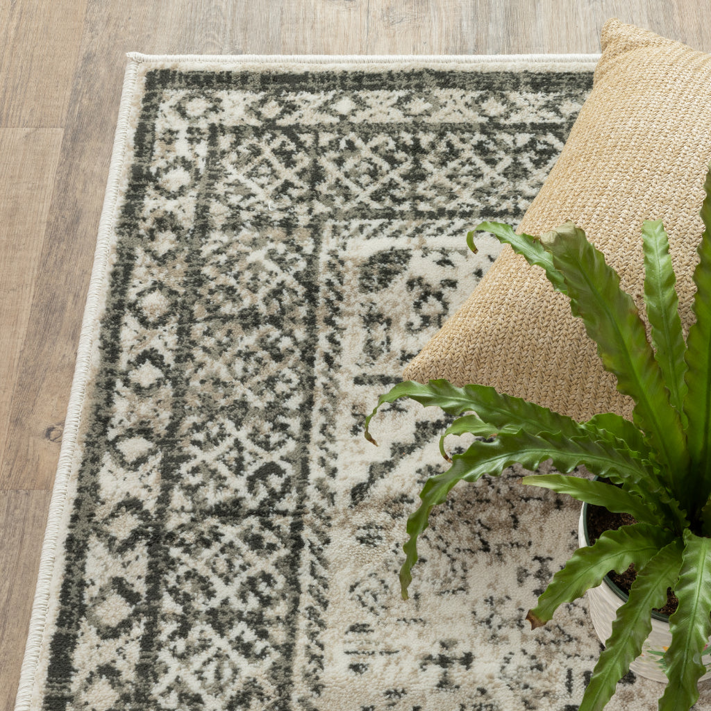 Oriental Weavers Georgia 659C0 Multicolor Rectangle Indoor Runner - Stain Resistant Vintage Style Rug with Medallion Design-