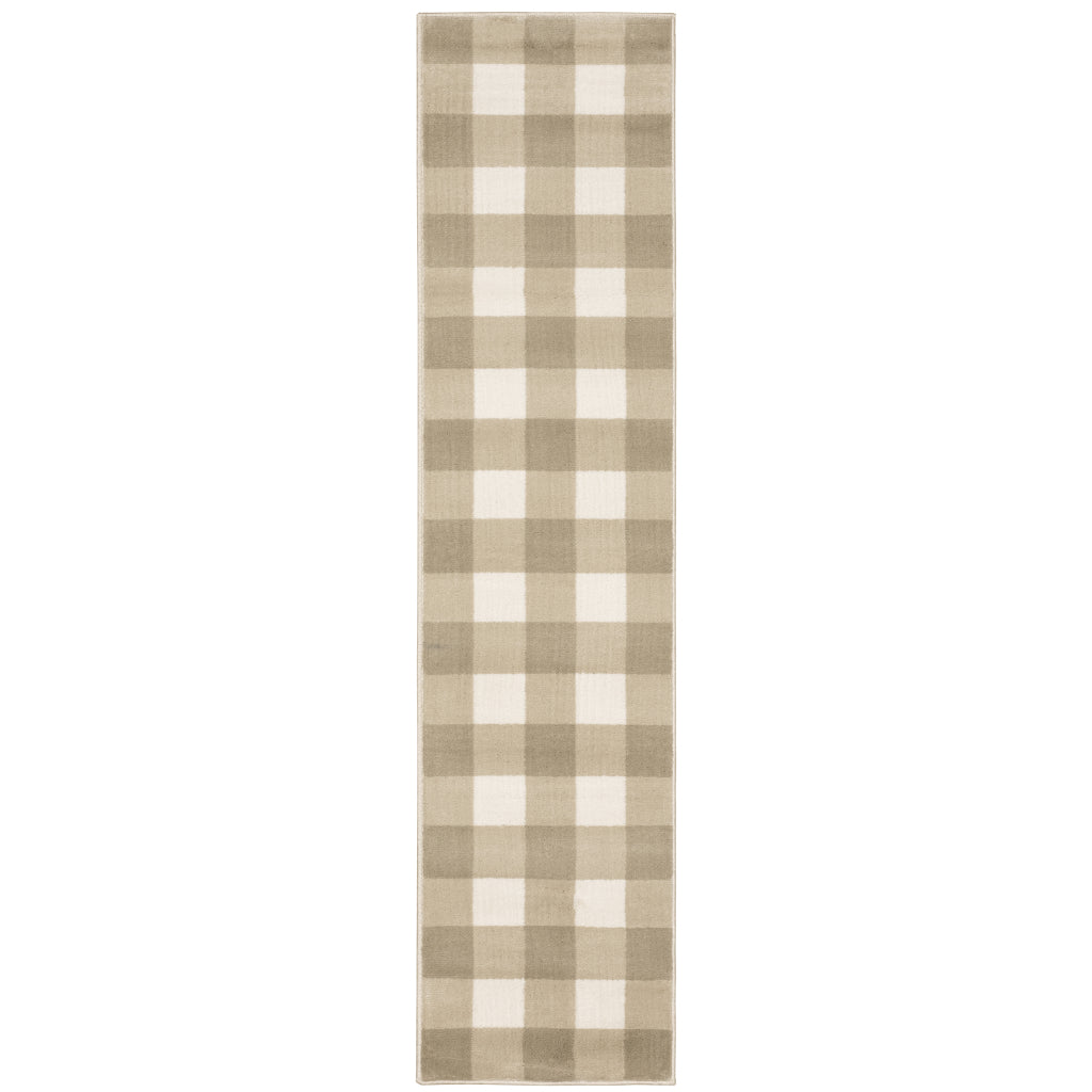 Oriental Weavers Georgia 678A0 Multicolor Rectangle Indoor Runner - Stain Resistant Farmhouse Rug with Geometric Design-