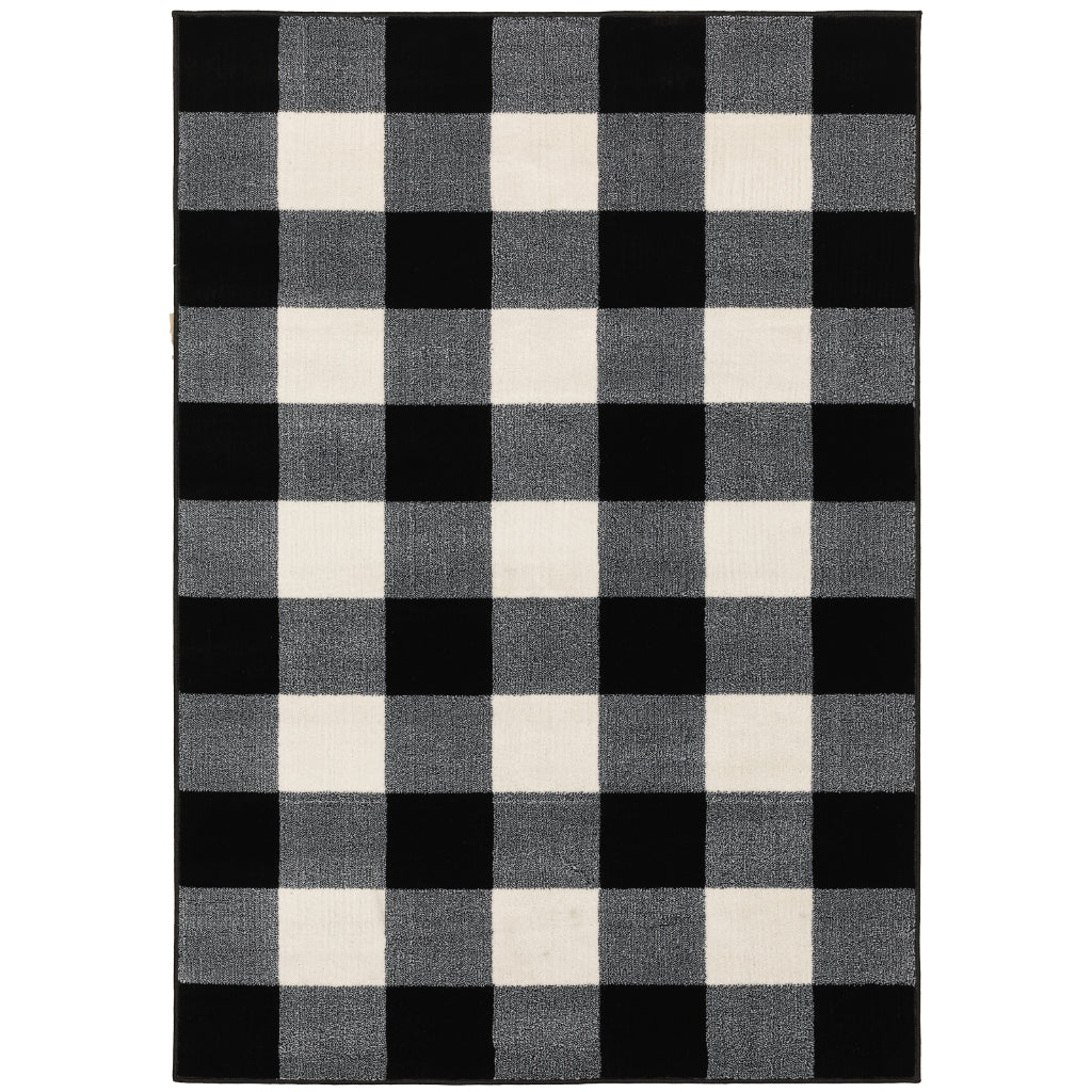 Oriental Weavers Georgia 678D0 Multicolor Rectangle Indoor Area Rug - Stain Resistant Farmhouse Rug with Geometric Design-