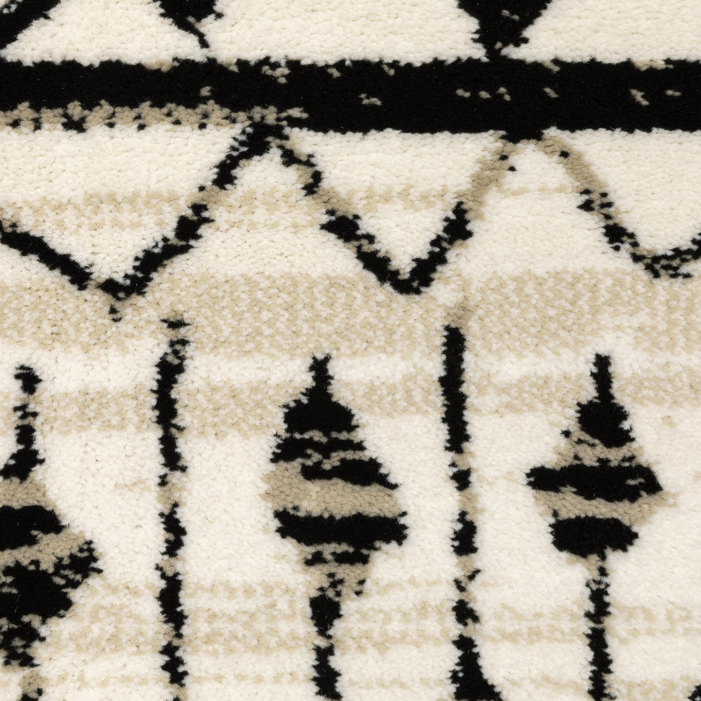 Oriental Weavers Georgia 8826E Two-Color Rectangle Indoor Area Rug - Stain Resistant Bohemian Rug with Tribal Design-