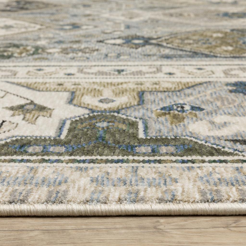 Oriental Weavers Hastings HA04U Ivory Rectangle Indoor Runner Oriental Pattern-