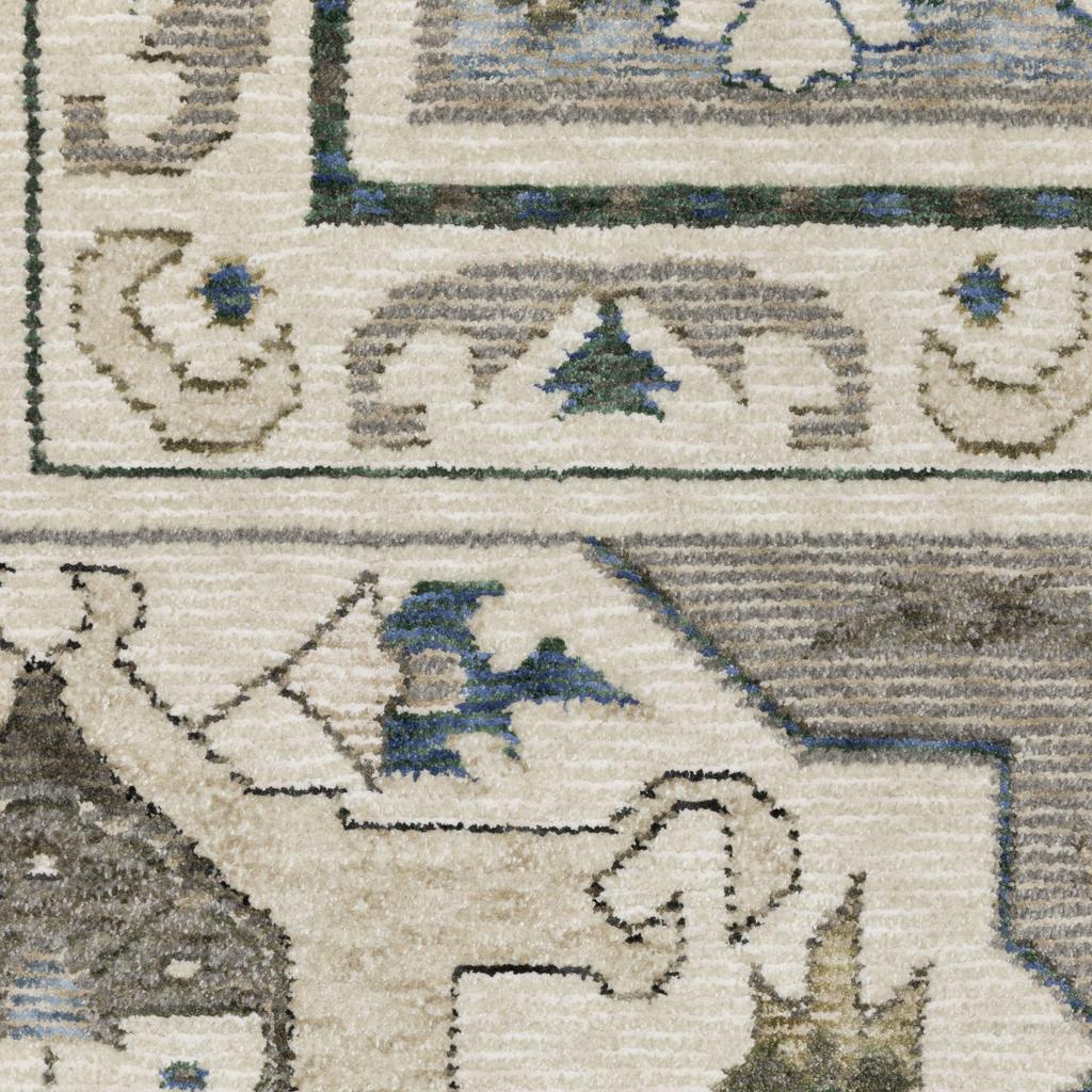 Oriental Weavers Hastings HA04U Ivory Rectangle Indoor Runner Oriental Pattern-