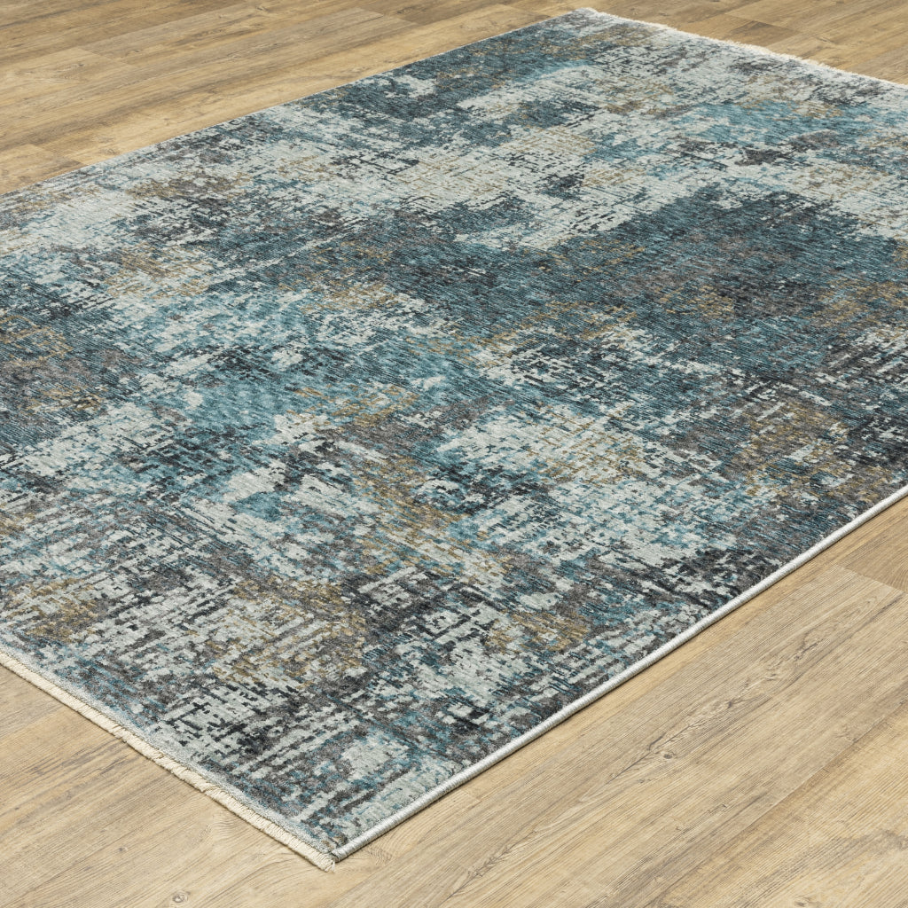 Oriental Weavers Hayden HAY03 Multicolor Rectangle Indoor Area Rug - Stain Resistant Abstract Rug-