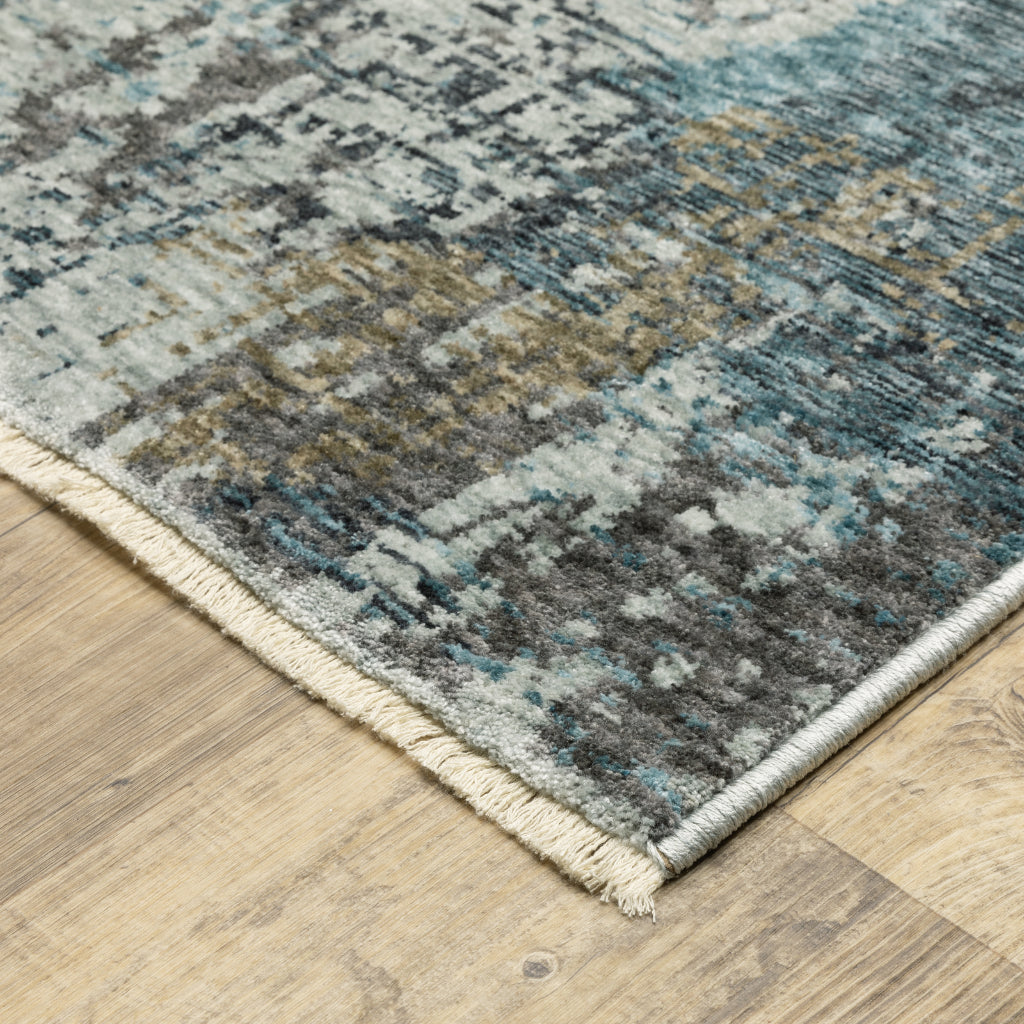 Oriental Weavers Hayden HAY03 Multicolor Rectangle Indoor Area Rug - Stain Resistant Abstract Rug-