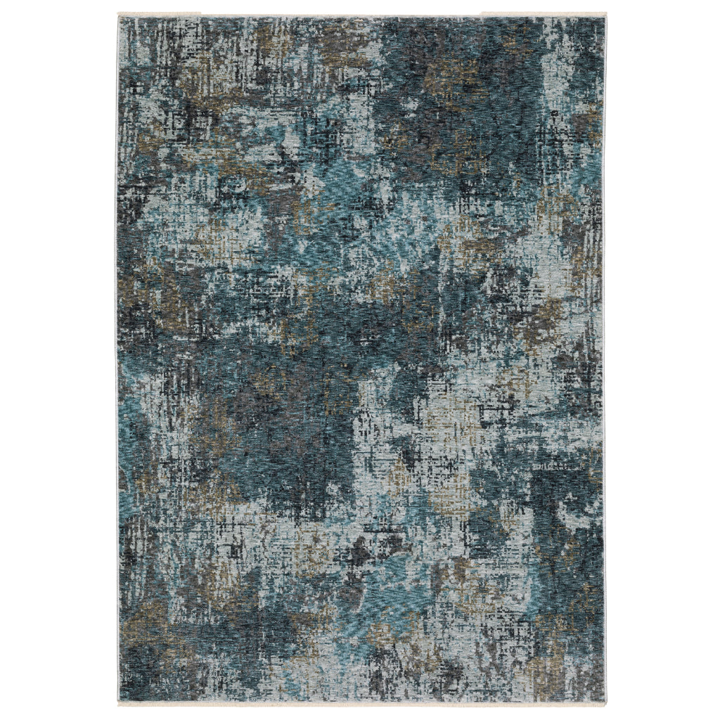 Oriental Weavers Hayden HAY03 Multicolor Rectangle Indoor Area Rug - Stain Resistant Abstract Rug-