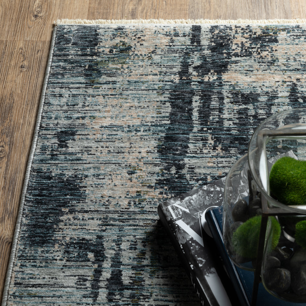 Oriental Weavers Hayden HAY04 Multicolor Rectangle Indoor Area Rug - Stain Resistant Abstract Rug-