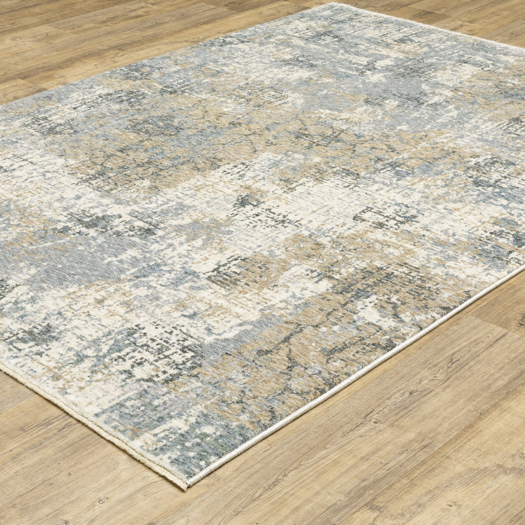 Oriental Weavers Hayden HAY08 Multicolor Rectangle Indoor Area Rug - Stain Resistant Abstract Rug-