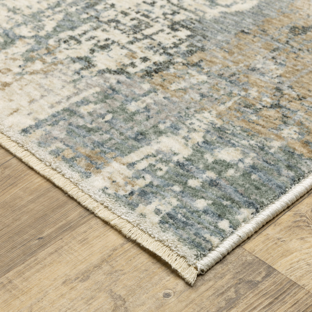 Oriental Weavers Hayden HAY08 Multicolor Rectangle Indoor Area Rug - Stain Resistant Abstract Rug-