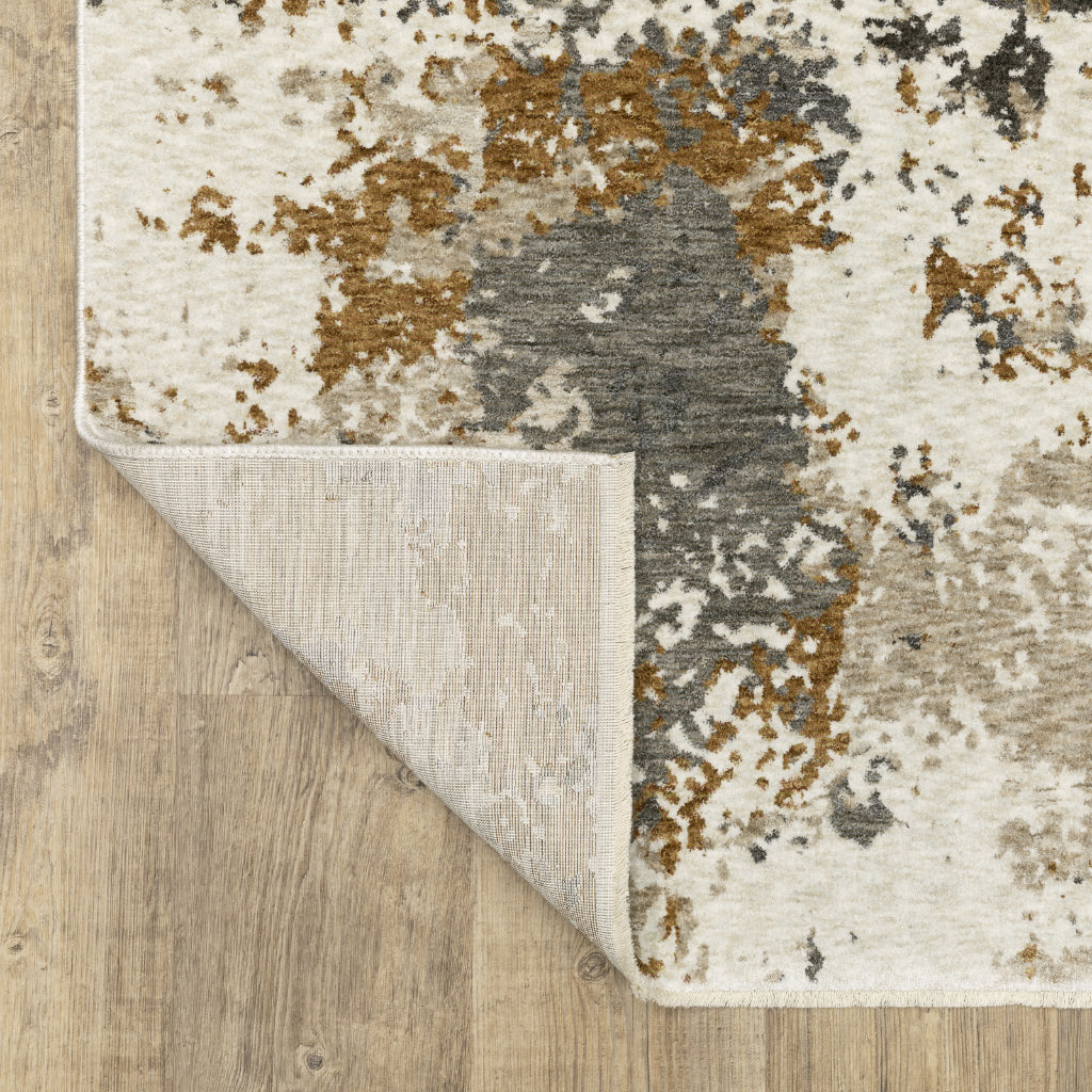 Oriental Weavers Hayden HAY10 Multicolor Rectangle Indoor Area Rug - Stain Resistant Abstract Rug-