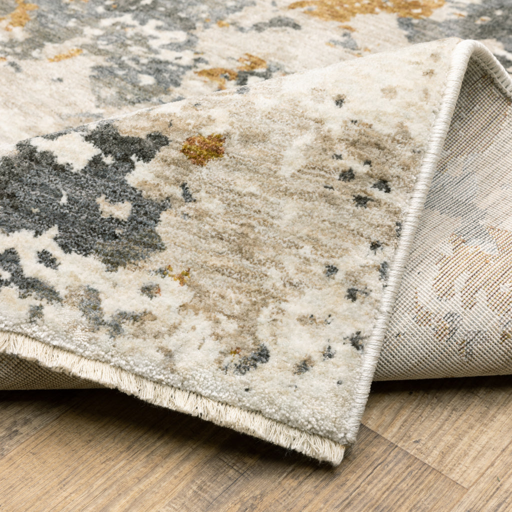 Oriental Weavers Hayden HAY10 Multicolor Rectangle Indoor Area Rug - Stain Resistant Abstract Rug-