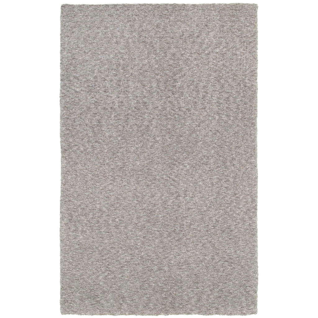 Oriental Weavers Heavenly 73407 Grey Rectangle Indoor Area Rug - Cozy Stain Resistant Hand Tufted Shag Rug-