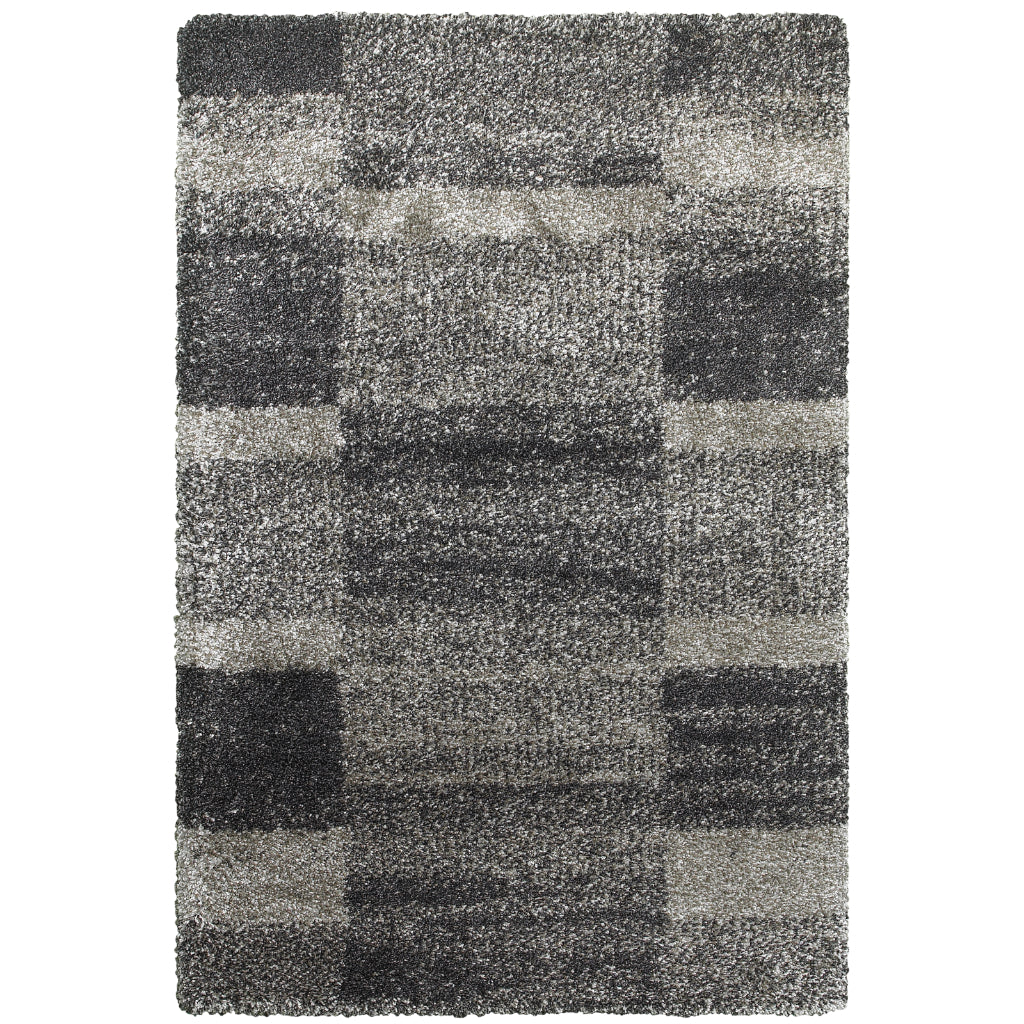 Oriental Weavers Henderson 531Z1 Multicolor Rectangle Indoor Area Rug - Luxurious Stain Resistant Shag Rug with Geometric Design-