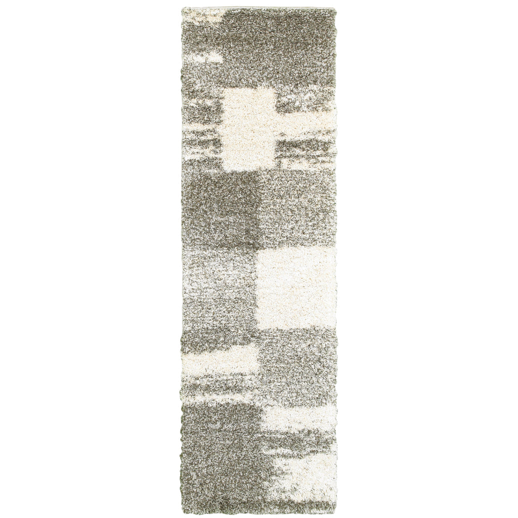 Oriental Weavers Henderson 5502H Multicolor Rectangle Indoor Runner - Luxurious Stain Resistant Shag Rug with Geometric Design-