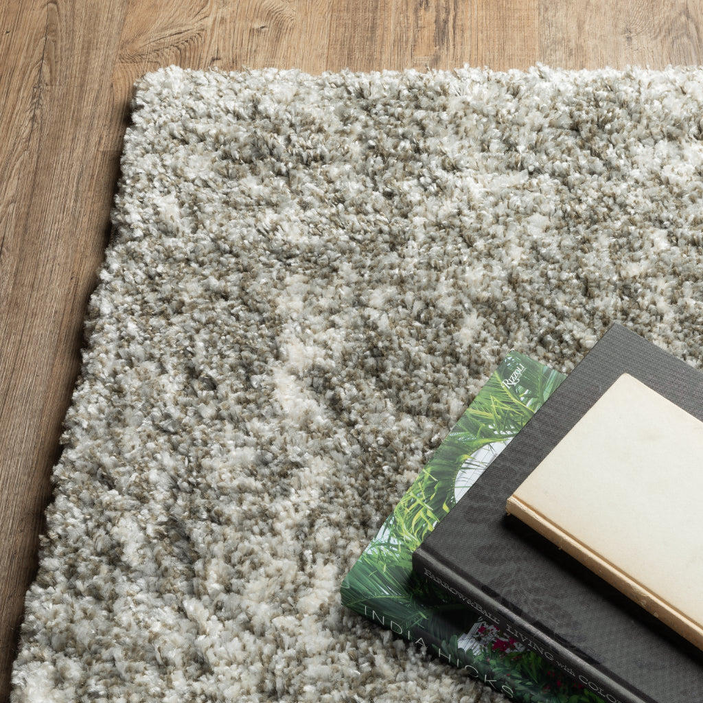 Oriental Weavers Henderson 5503H Gray Rectangle Indoor Area Rug - Luxurious Stain Resistant Shag Rug with Abstract Design-
