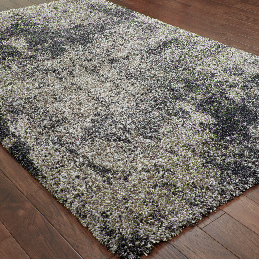 Oriental Weavers Henderson 5503Z Multicolor Rectangle Indoor Area Rug - Luxurious Stain Resistant Shag Rug with Abstract Design-