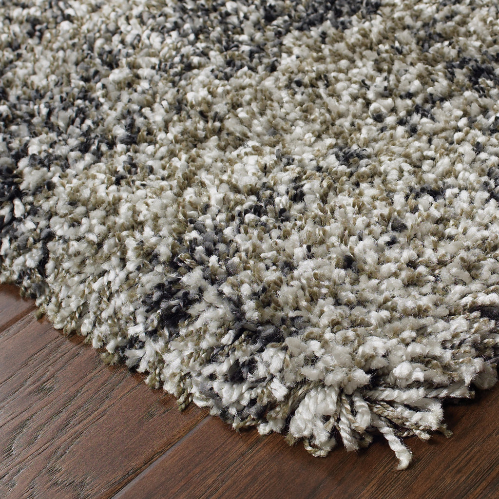 Oriental Weavers Henderson 5503Z Multicolor Rectangle Indoor Area Rug - Luxurious Stain Resistant Shag Rug with Abstract Design-