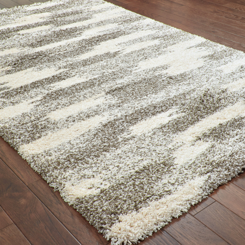 Oriental Weavers Henderson 565J9 Multicolor Rectangle Indoor Area Rug - Luxurious Stain Resistant Shag Rug with Geometric Design-