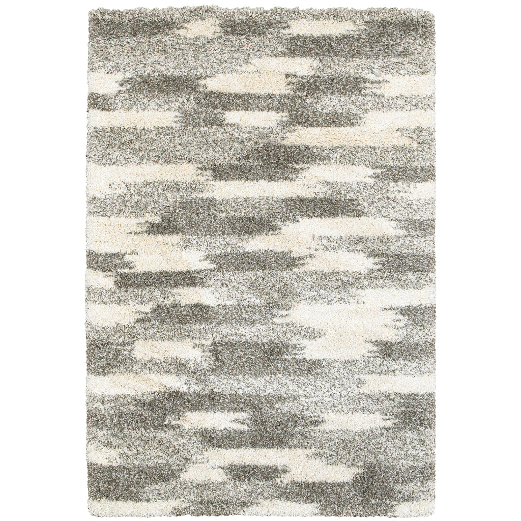Oriental Weavers Henderson 565J9 Multicolor Rectangle Indoor Area Rug - Luxurious Stain Resistant Shag Rug with Geometric Design-